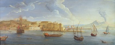 View of Naples with the Castel dell